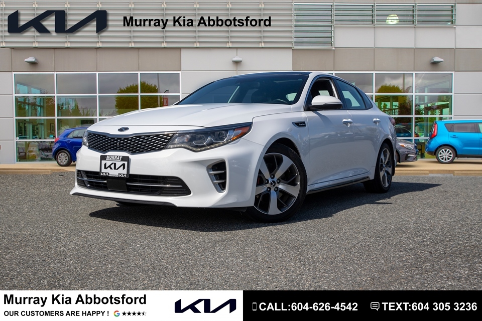 2017 Kia Optima SXL Turbo! Full History! Load! Leather! Roof! Nav!