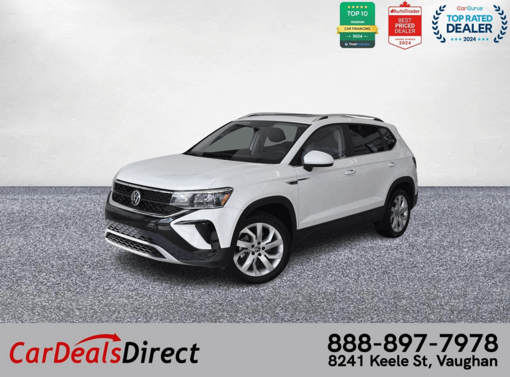 2022 Volkswagen Taos Comfortline / Leather/CarPlay/Back Up Cam/Bluetoot