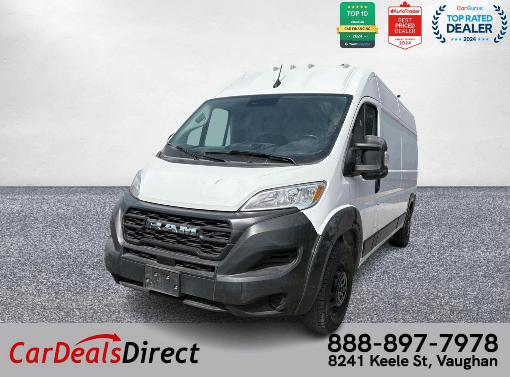 2023 Ram Promaster 2500 High Roof 159 WB/Excellent Condition/Priced t