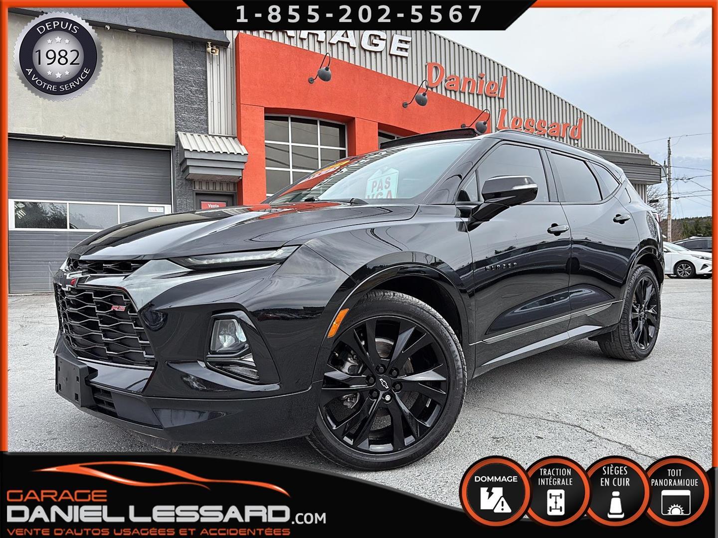 2021 Chevrolet Blazer AWD RS CUIR GPS MAG 21 PAS VGA À RÉPARÉ