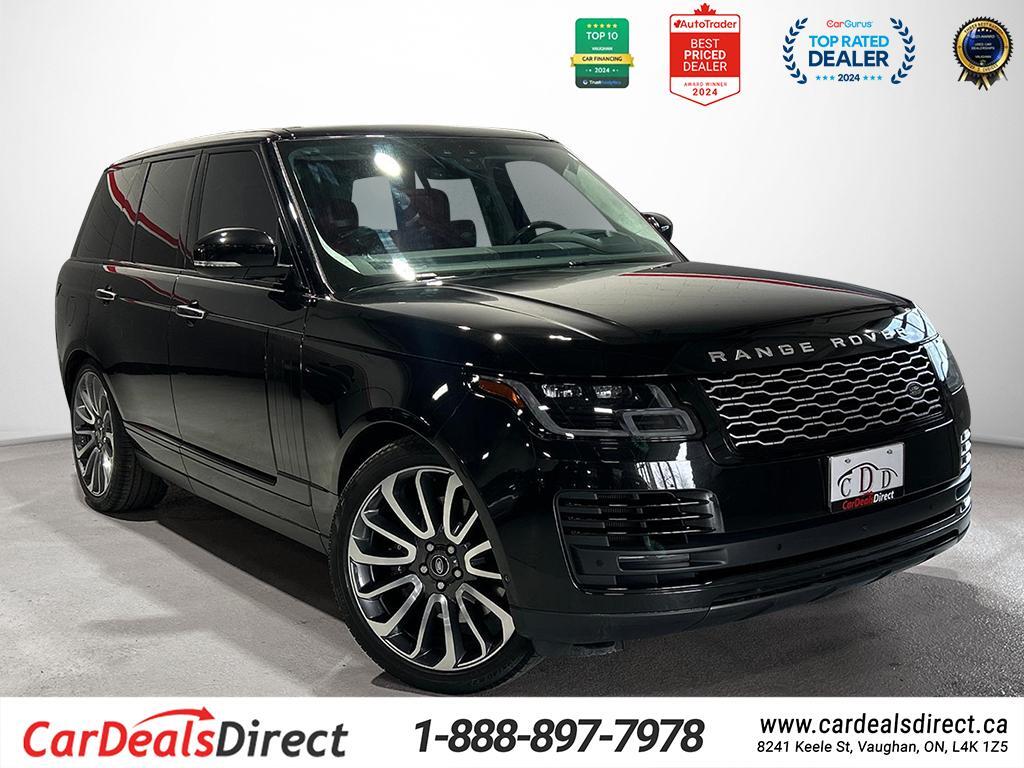 2021 Land Rover Range Rover P525 Autobiography /Red Leather/ Massage Seats/Dri