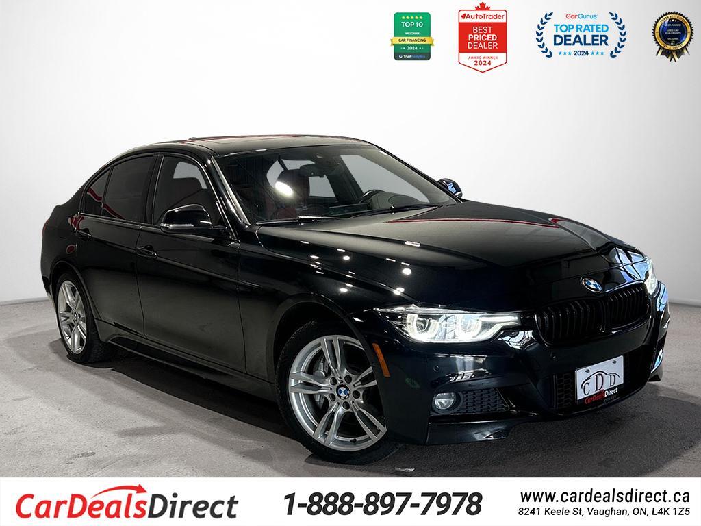 2018 BMW 3 Series M Sport Pkg/NAAVI/Sunroof/Red Leather/Back Up Cam/