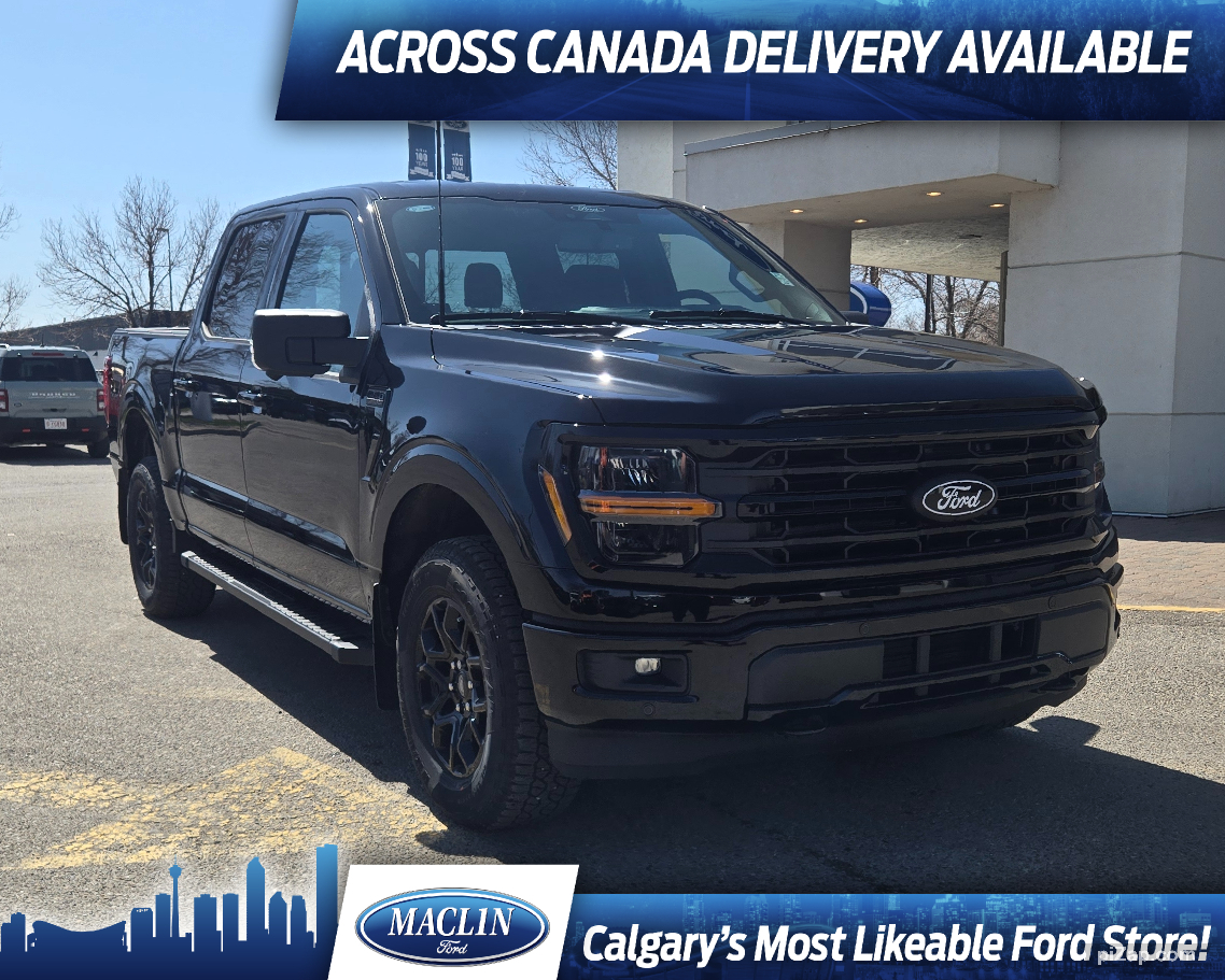 2025 Ford F-150 XLT | BLACK APP PKG | TOW PKG | FX4 PKG | BED PKG 