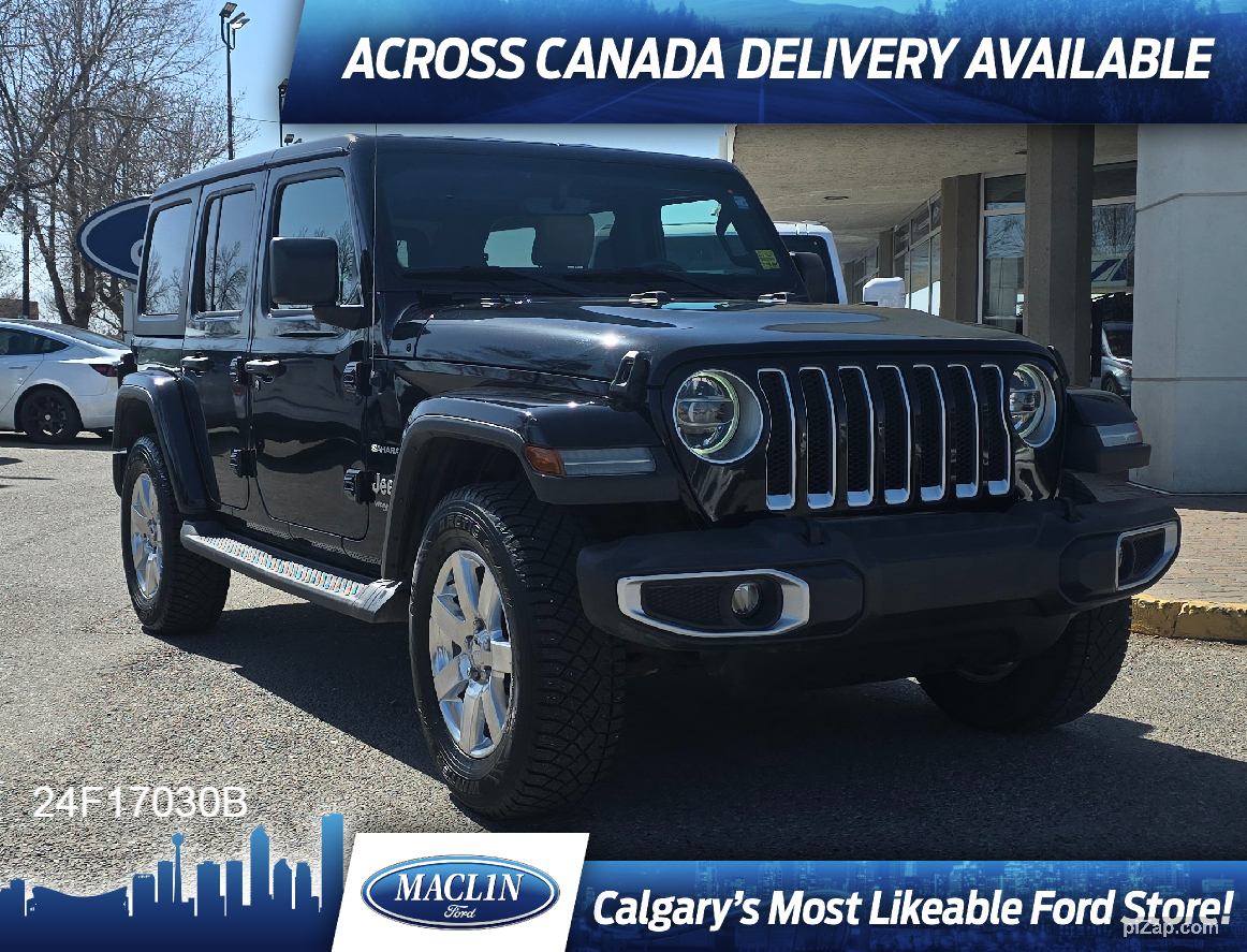 2018 Jeep Wrangler SAHARA 4X4 6-SPEED MANUAL | HTD LTHR STS | NAV