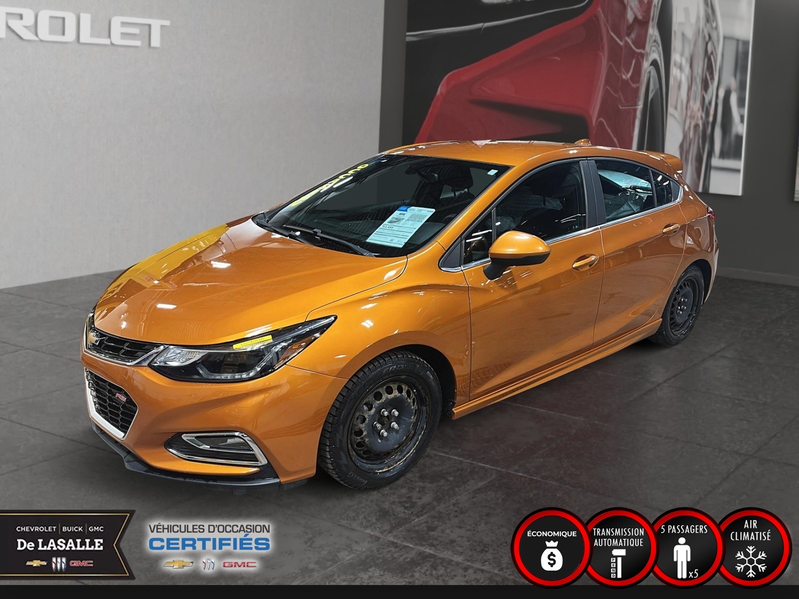 2017 Chevrolet Cruze LT 1.4L à hayon 4 portes avec 1SD