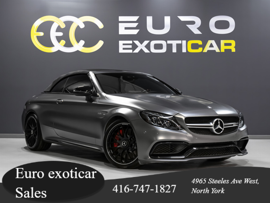 2017 Mercedes-Benz C-Class AMG C63 S RWD 503HP V8 BURMESTER SOUND 2-Door Conv