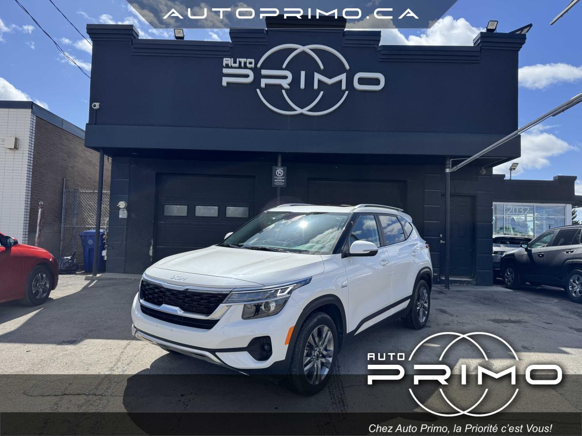2022 Kia Seltos EX AWD Cuir Toit Carplay Nav BT Cam Mags Hitch