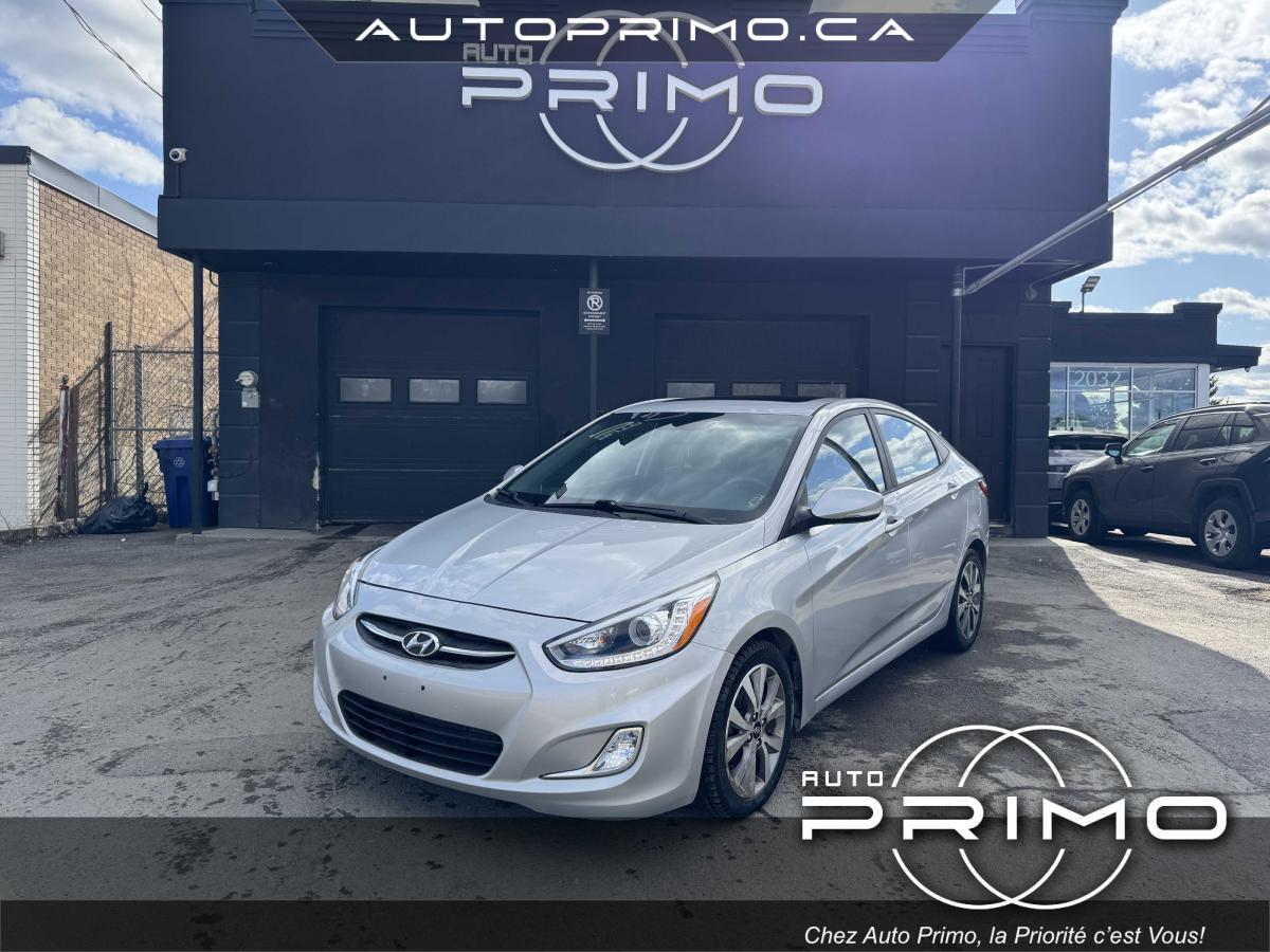 2016 Hyundai Accent GLS Automatique Toit Clim Rég Vitesse BT Mags