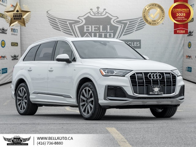 2021 Audi Q7 Progressiv, QUATTRO, 360CAM, 7-PASS, NAVI, PANO, B