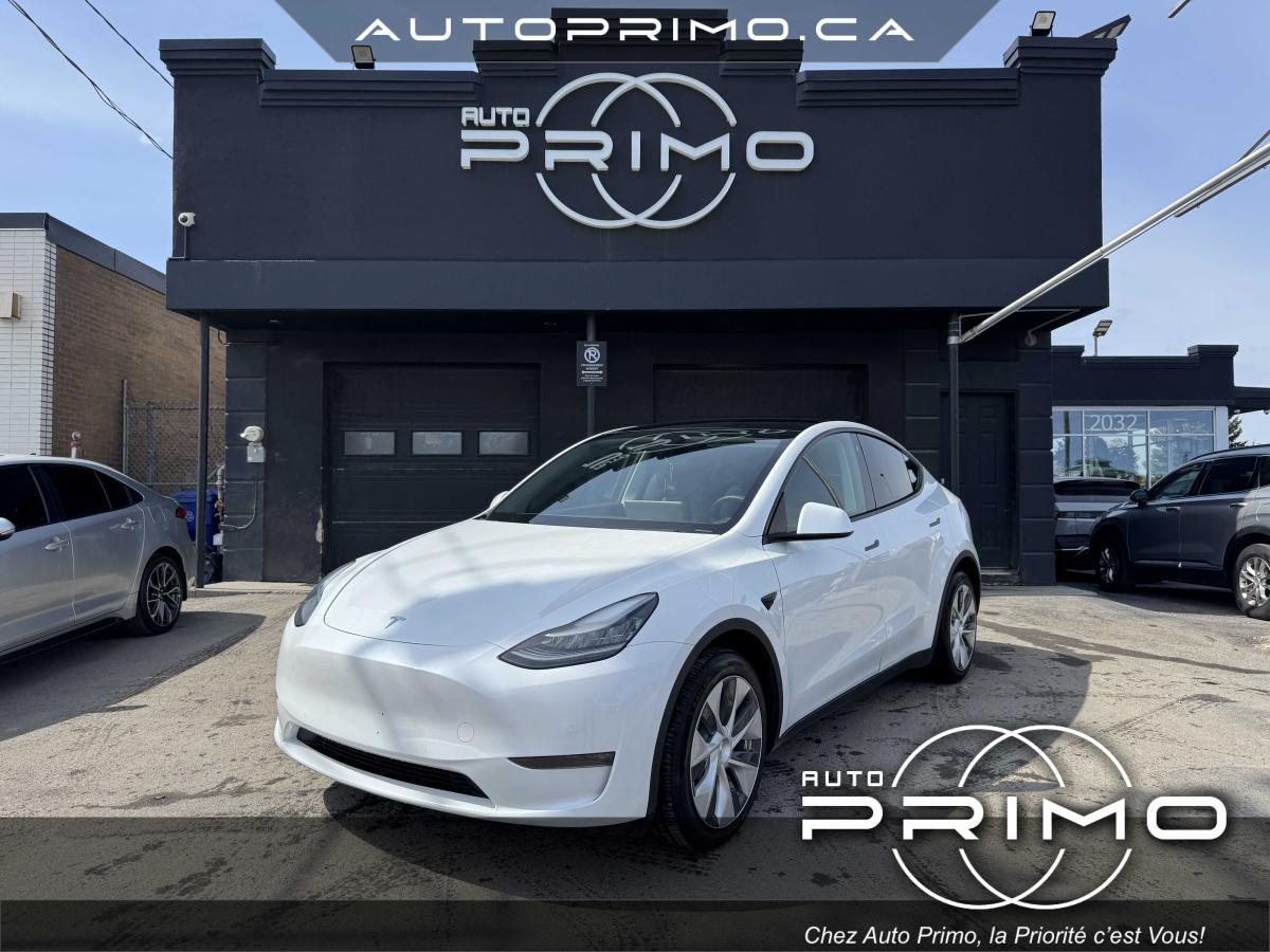 2020 Tesla Model Y Longue Autonomie 509km AWD Cuir Pano GPS BT Cam