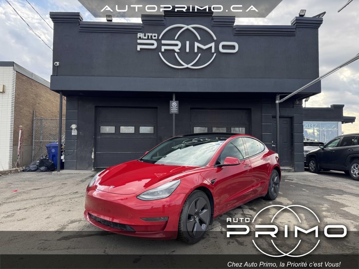 2021 Tesla Model 3 423km Cuir Toit Pano GPS Nav Bluetooth Cam360 Mags