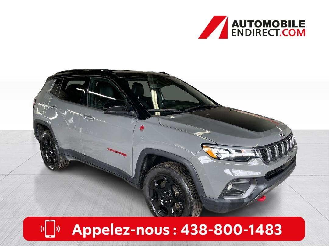 2023 Jeep Compass Trailhawk 4X4 Mags Semi-Cuir Sièges Chauffants