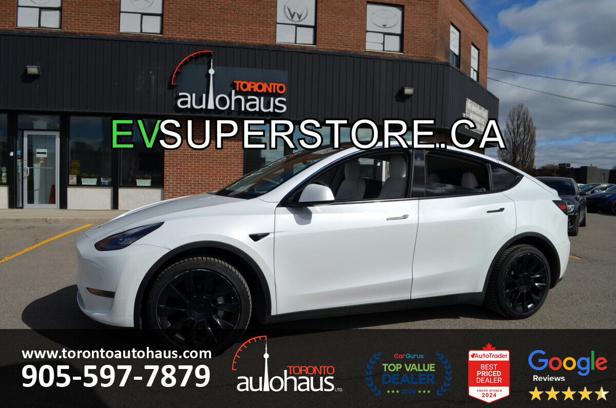 2021 Tesla Model Y WHITE INTERIOR I OVER 100 TESLAS EVSUPERSTORE.CA