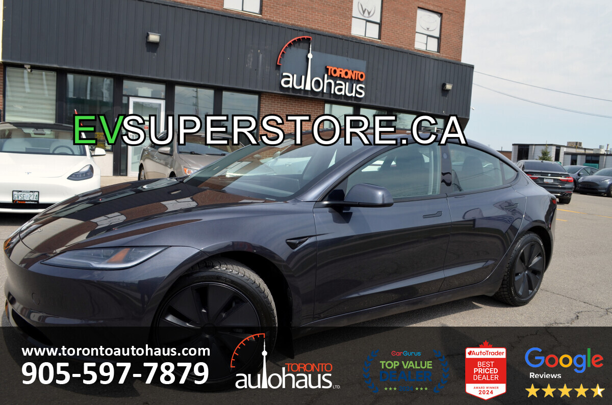 2024 Tesla Model 3 LR AWD I OVER 100 TESLAS EVSUPERSTORE.CA