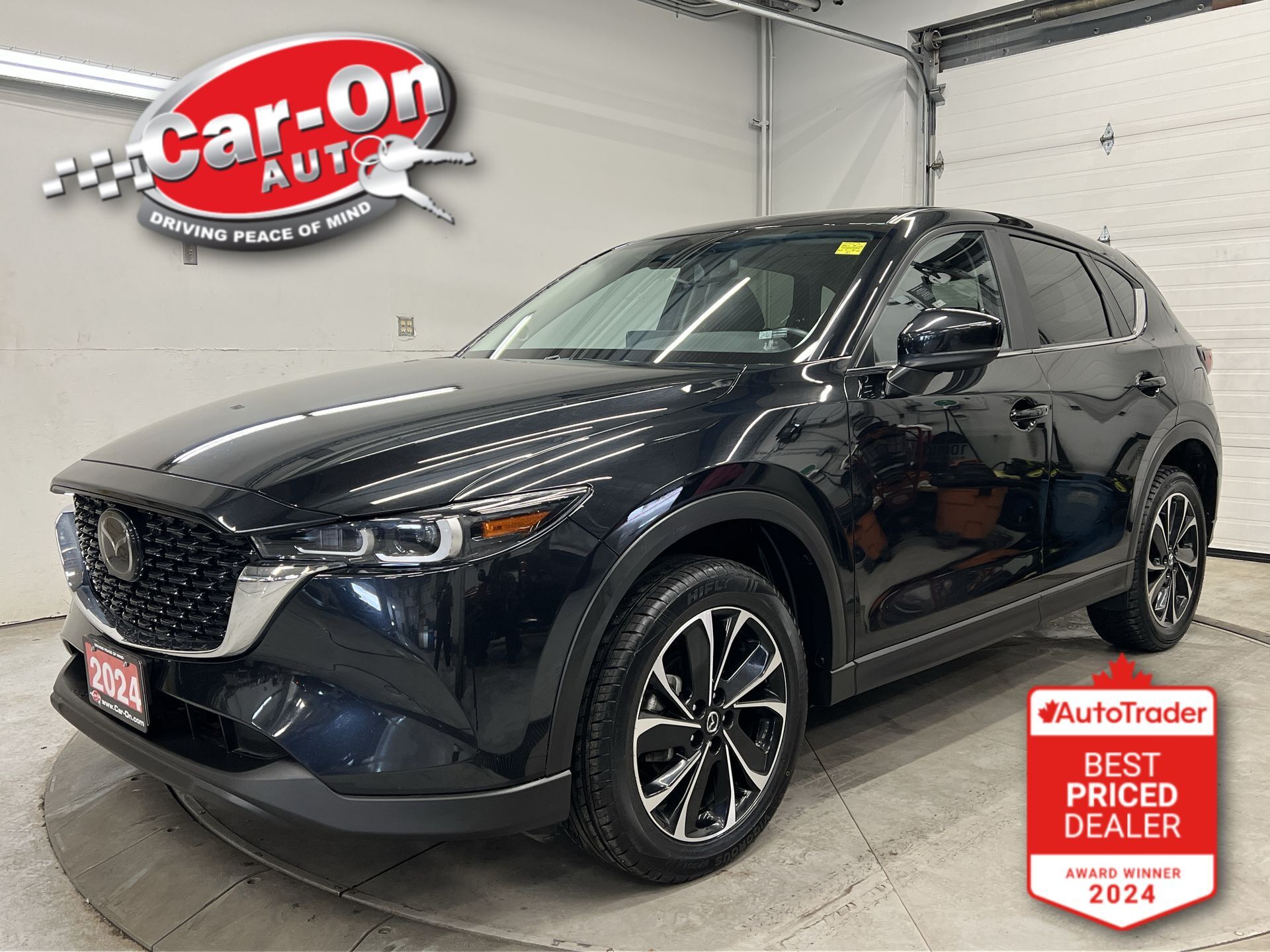 2024 Mazda CX-5 GS AWD|COMFORT PKG|LEATHER|SUNROOF|19IN ALLOYS  