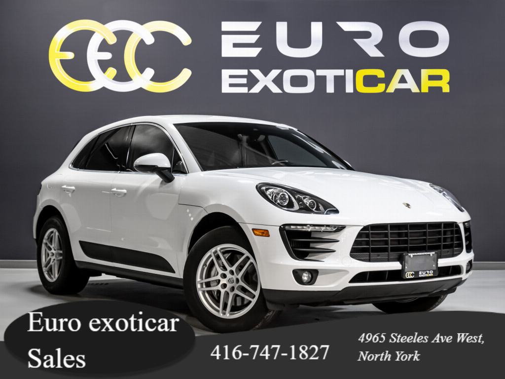 2018 Porsche Macan S 340 HP!! AWD PREMIUM PLUS PACKAGE PANORAMIC LEAT