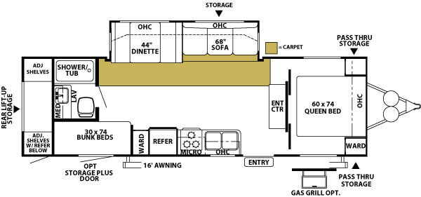 2008 Forest River Wildwood le 28BGSS