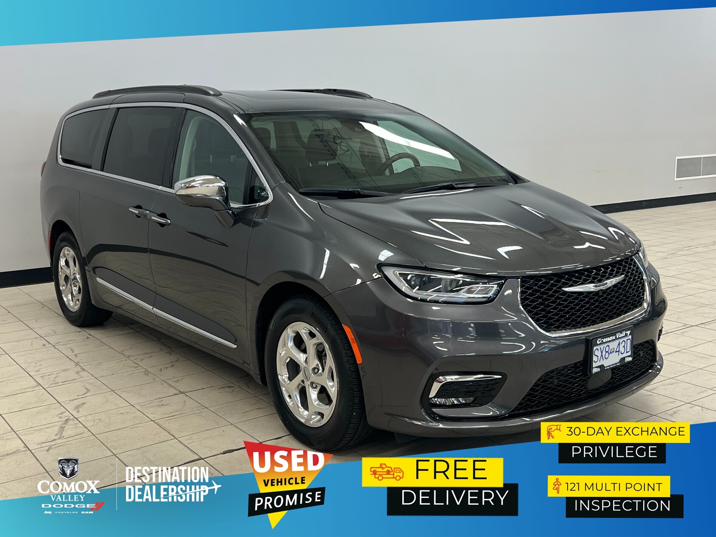 2022 Chrysler Pacifica Demo Model, No Accidents