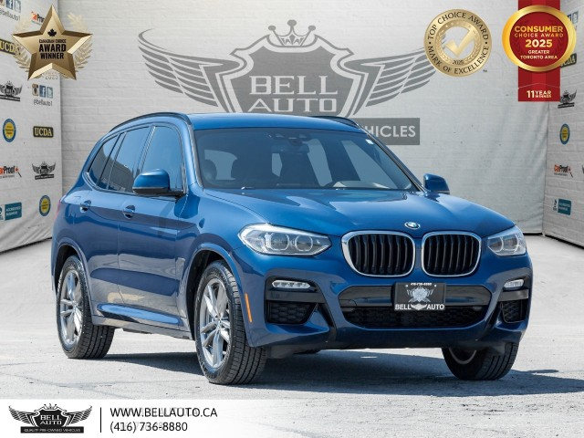 2019 BMW X3 X3, X-DRIVE, M-SPRT PKG, NAVI, PANO, BCKPCAM, B.SP