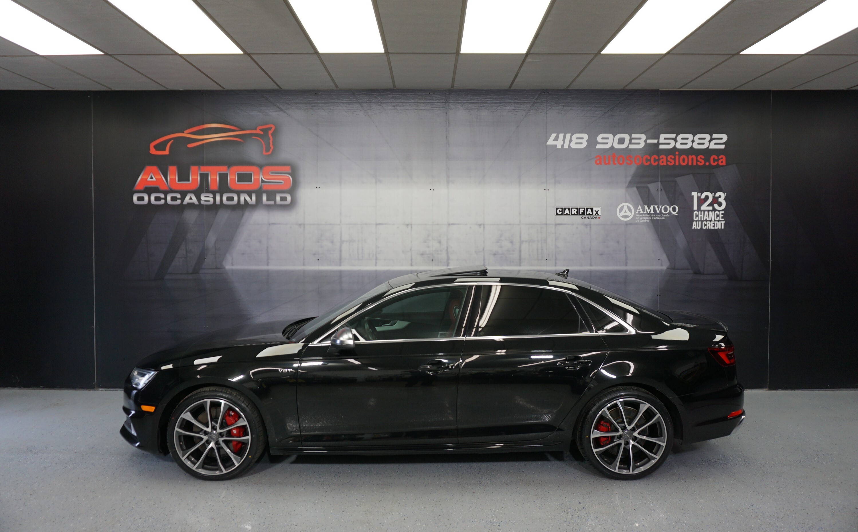 2018 Audi S4 PROGRESSIV 3.0T QUATTRO TOIT - CUIR ROUGE GPS NAVI