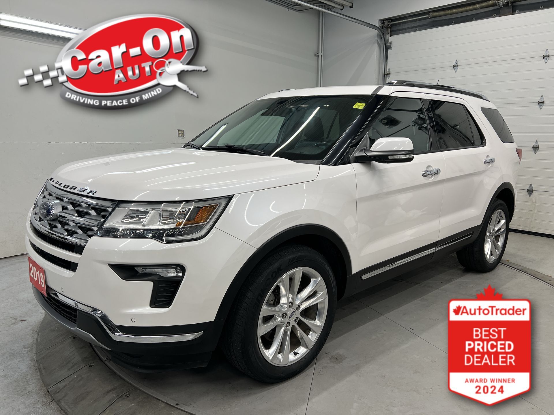 2019 Ford Explorer LIMITED| 7 PASS| COOLED LEATHER| DUAL SUNROOF| NAV