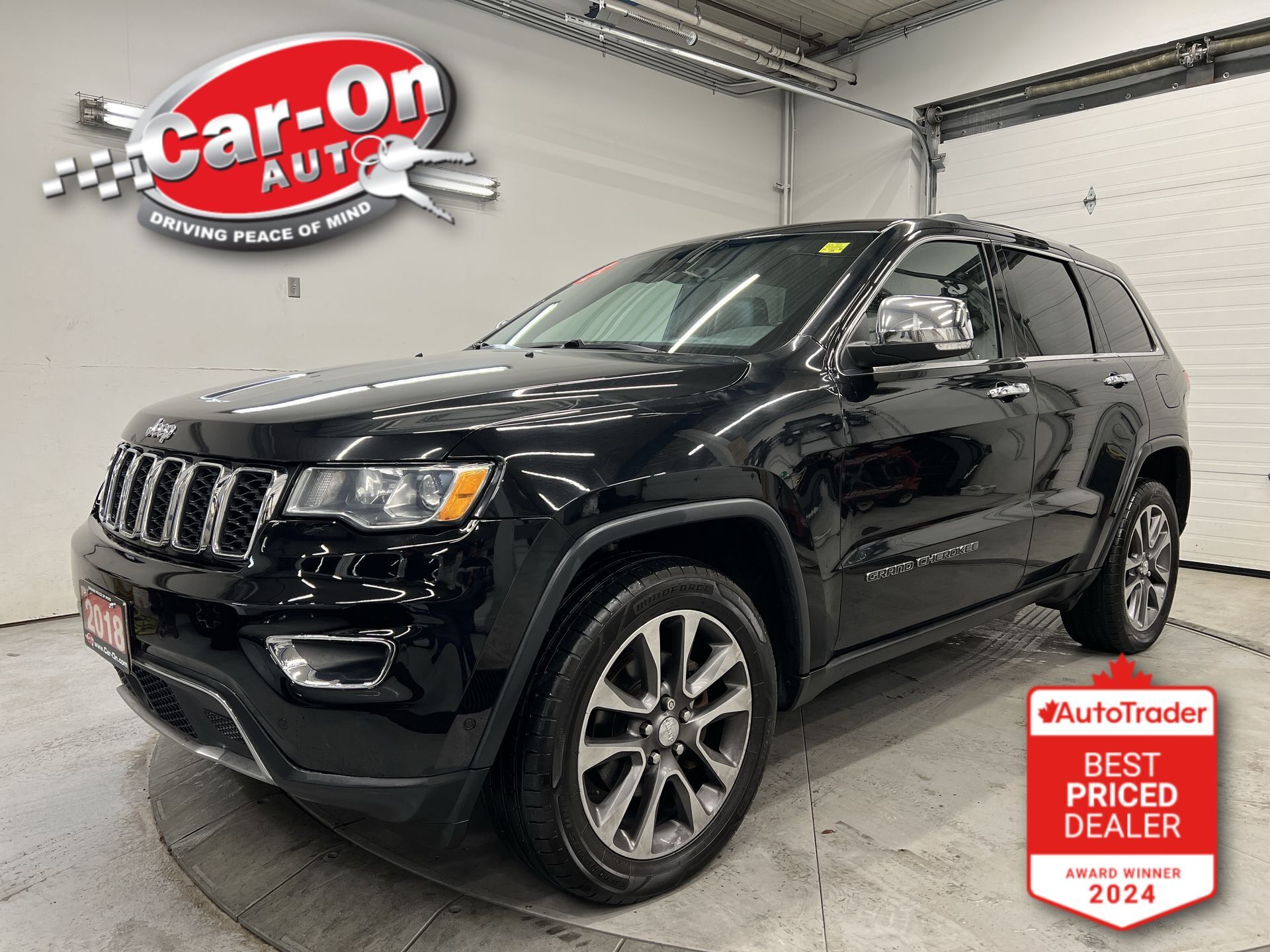 2018 Jeep Grand Cherokee LIMITED 4x4 | SAFETY PKG | HTD/COOLED LEATHER |NAV