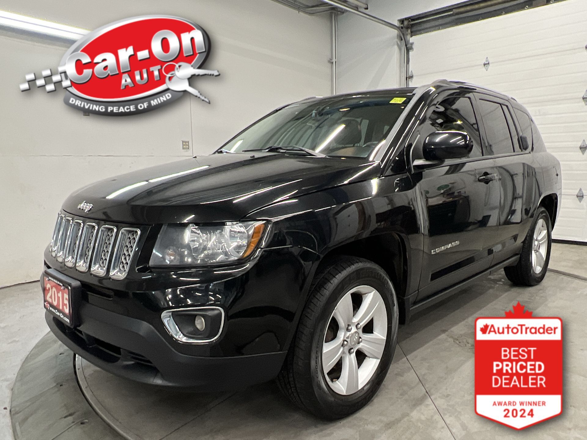 2015 Jeep Compass HIGH ALTITUDE | HTD LEATHER | SUNROOF | LOW KMS!