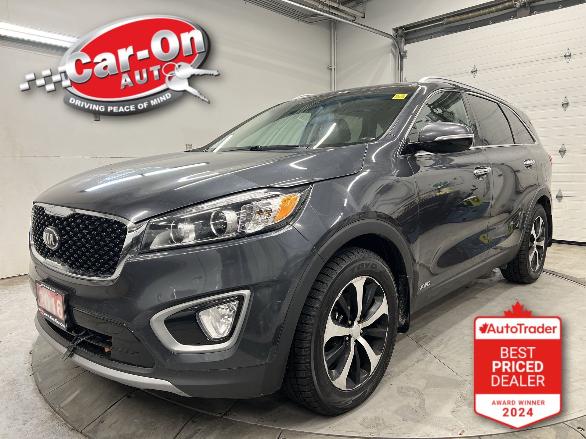 2016 Kia Sorento EX TURBO AWD | HTD LEATHER | BLIND SPOT | REAR CAM