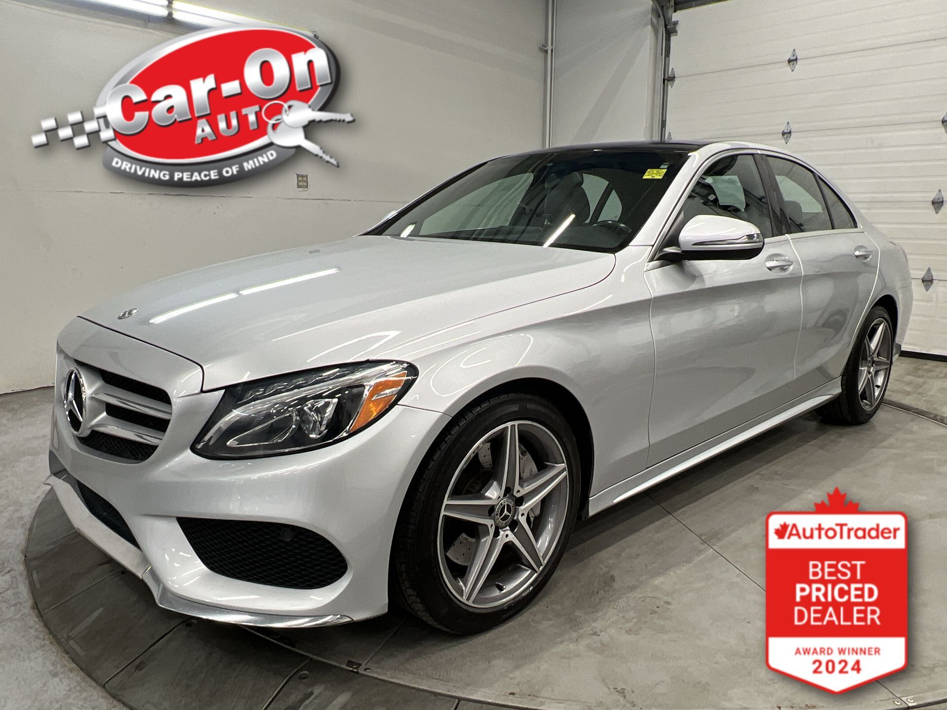 2018 Mercedes-Benz C-Class C300| PREMIUM+AMG SPORT PKG | PANO ROOF | NAV