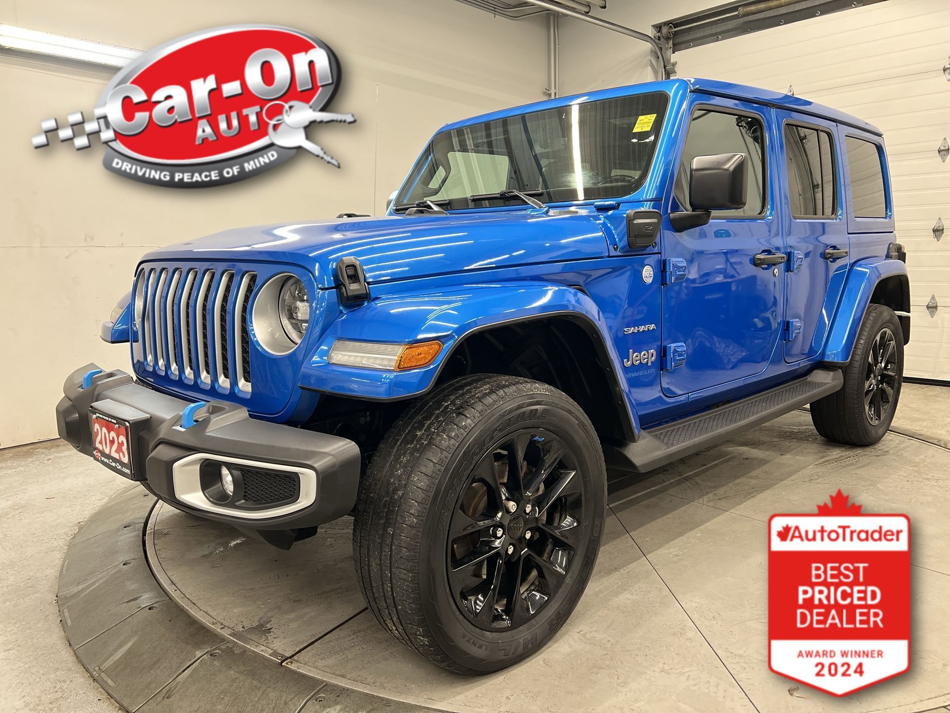 2023 Jeep Wrangler 4xe SAHARA | PLUG-IN HYBRID | SKYTOP | LEATHER  | NAV