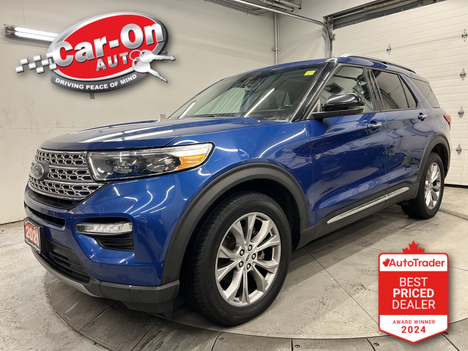 2021 Ford Explorer LIMITED AWD| PANO ROOF | LEATHER | 360 CAM |6-PASS