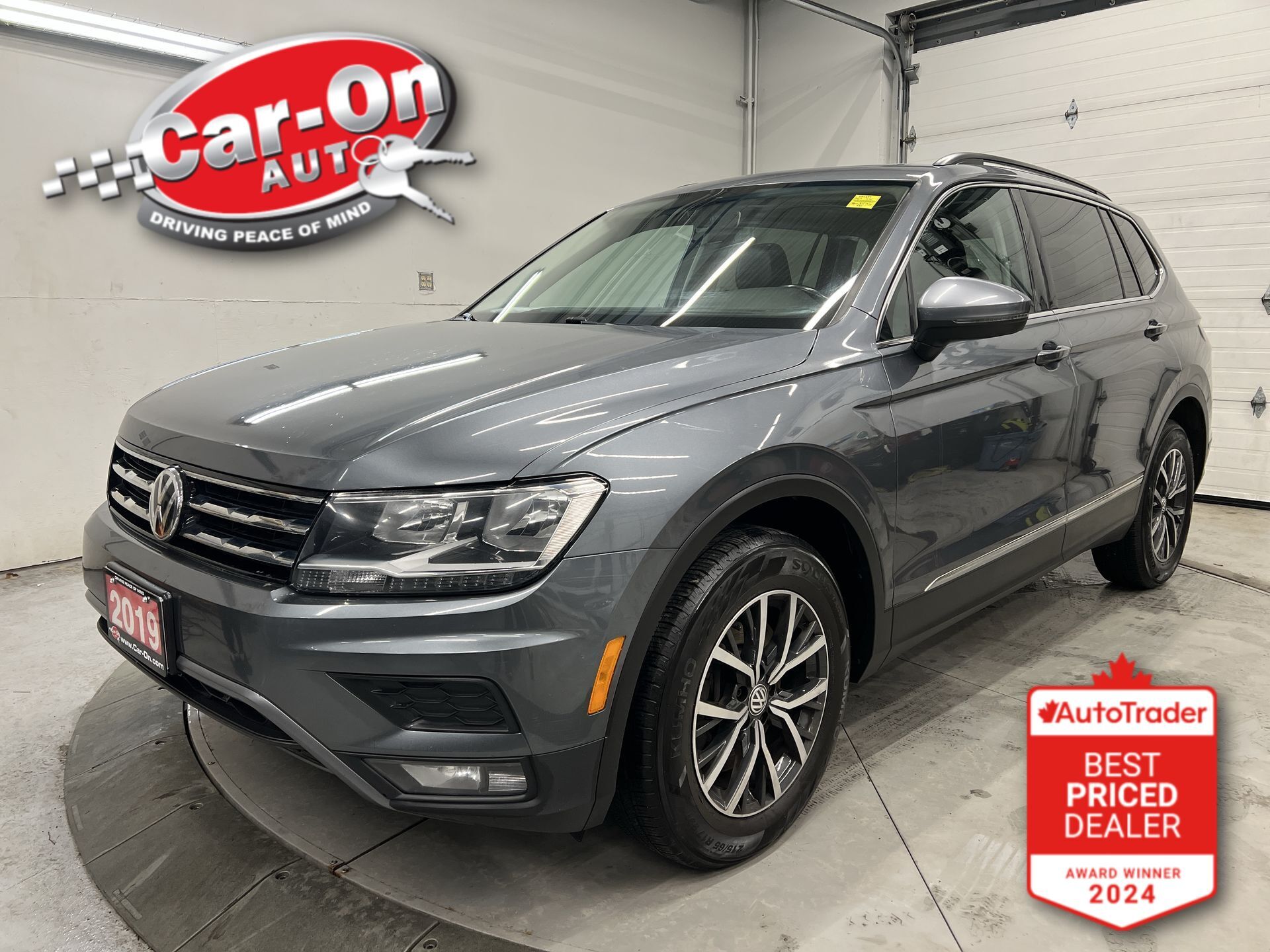 2019 Volkswagen Tiguan COMFORTLINE AWD | PANO ROOF | LEATHER | CERTIFIED!