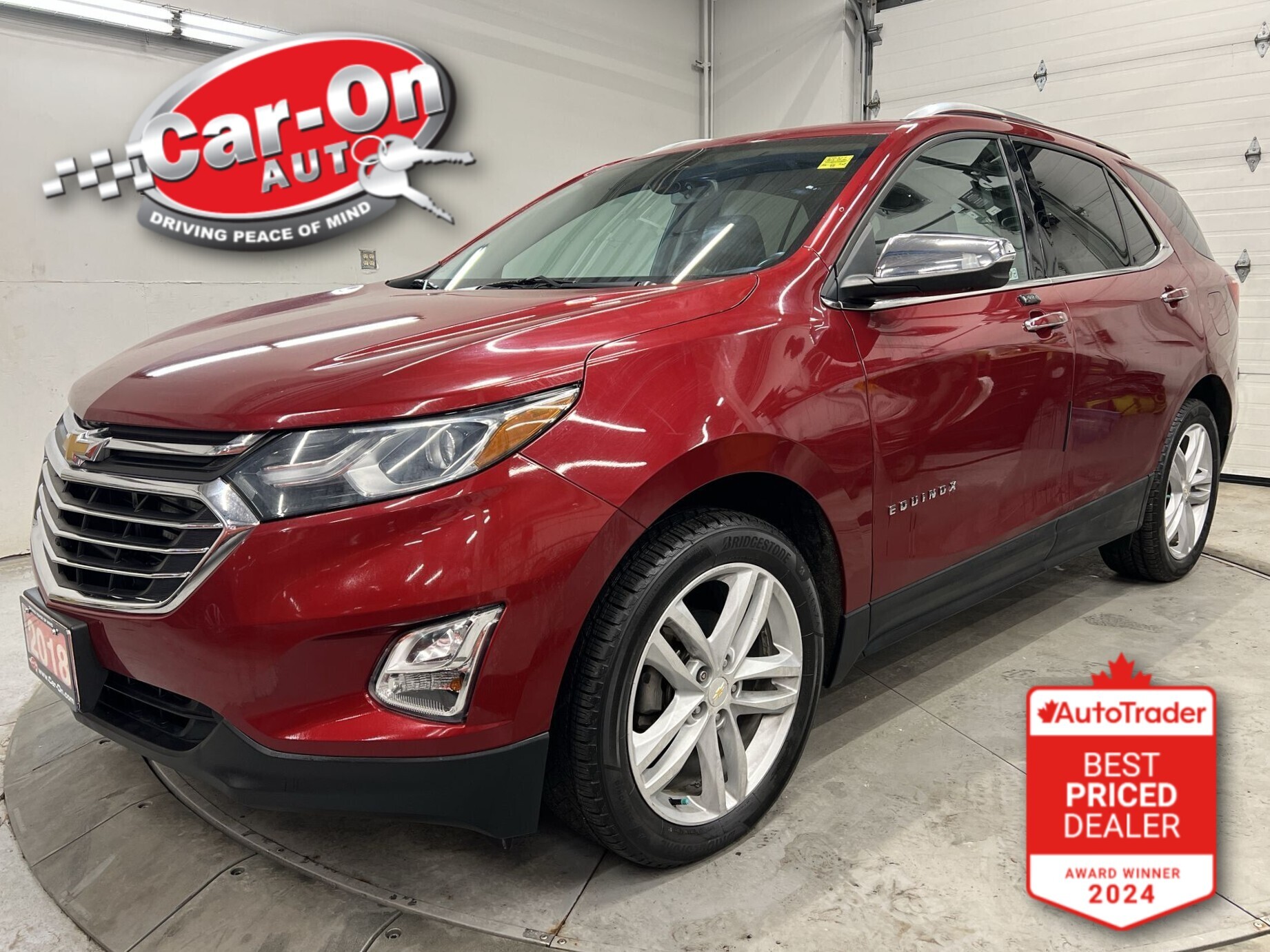 2018 Chevrolet Equinox PREMIER AWD | PANO ROOF | COOLED LEATHER | 360 CAM
