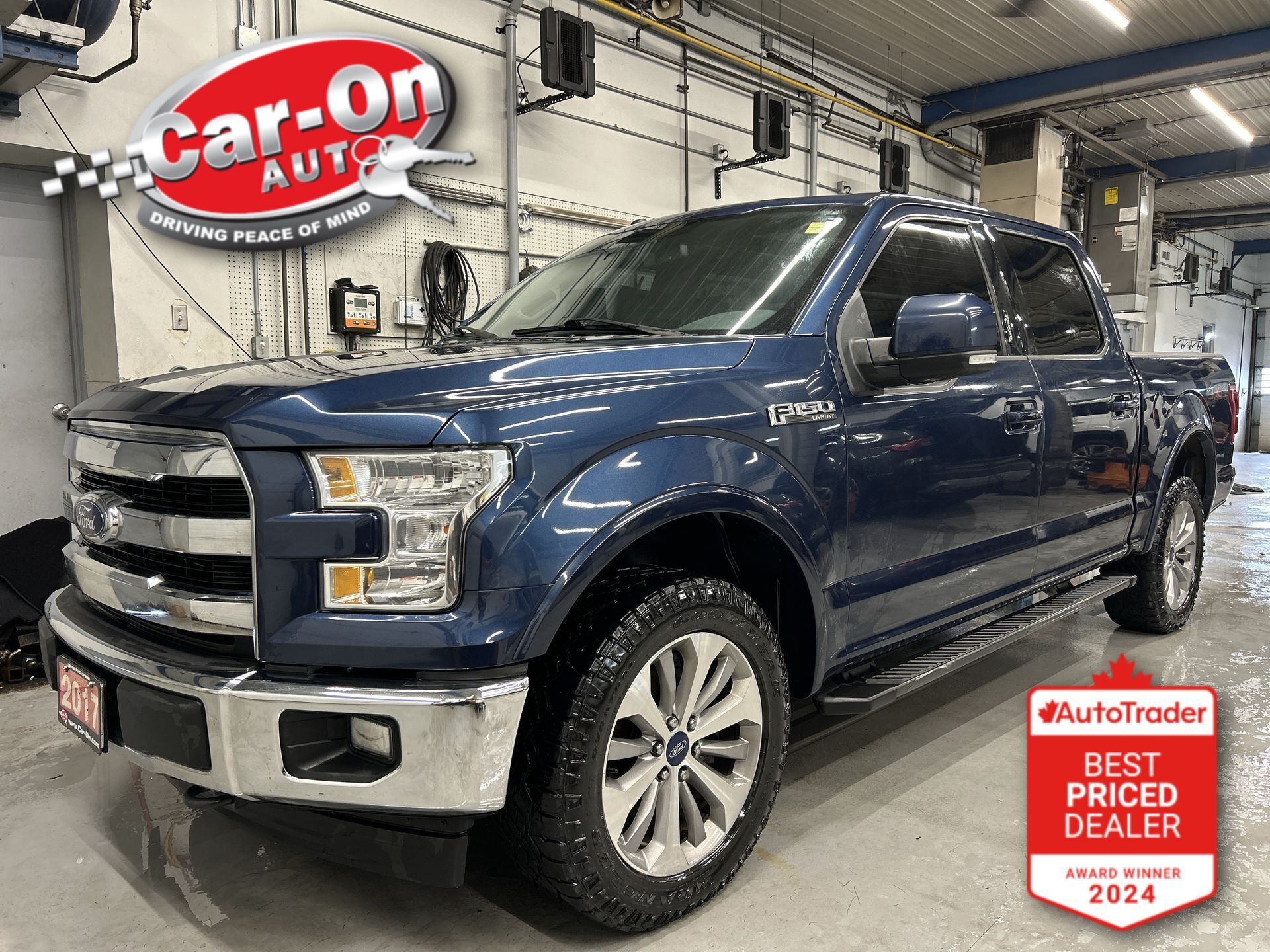 2017 Ford F-150 LARIAT 4X4 | 5.0L V8 | CREW | LEATHER | PANO ROOF 