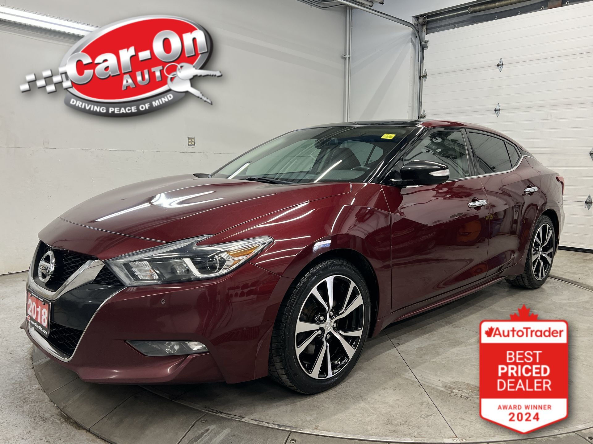 2018 Nissan Maxima SL |300HP 3.5L V6 |HTD LEATHER |SUNROOF |CARPLAY 