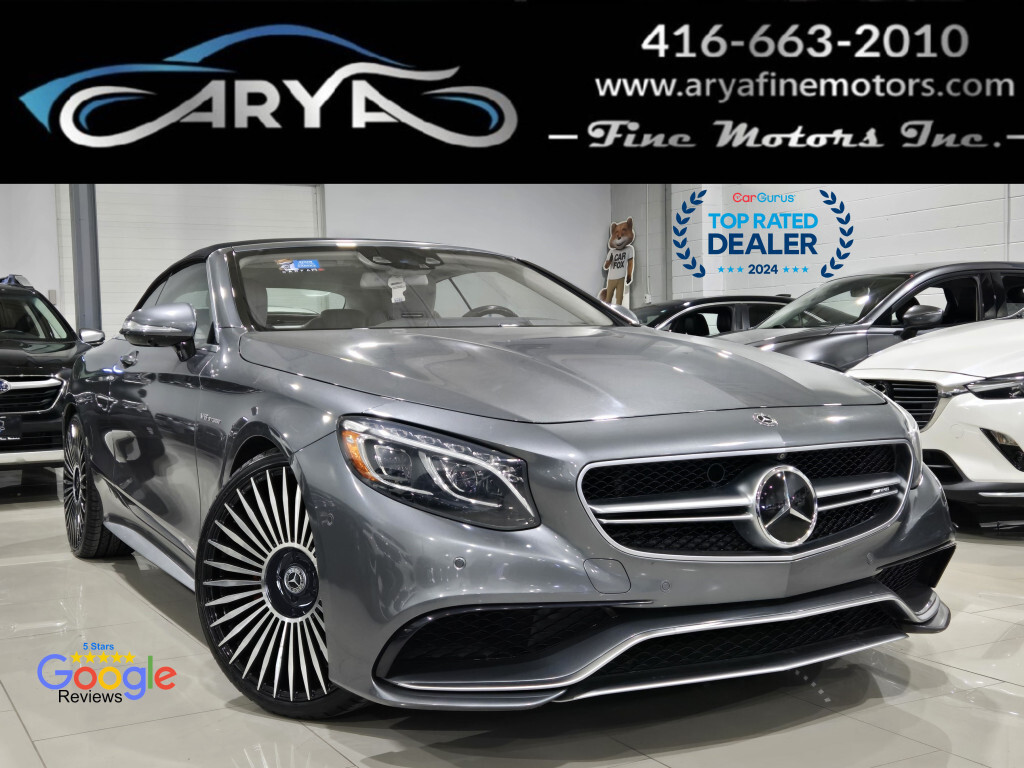 2017 Mercedes-Benz S-Class Cabriolet AMG S63 4MATIC Navi  22 Rims Backup Came