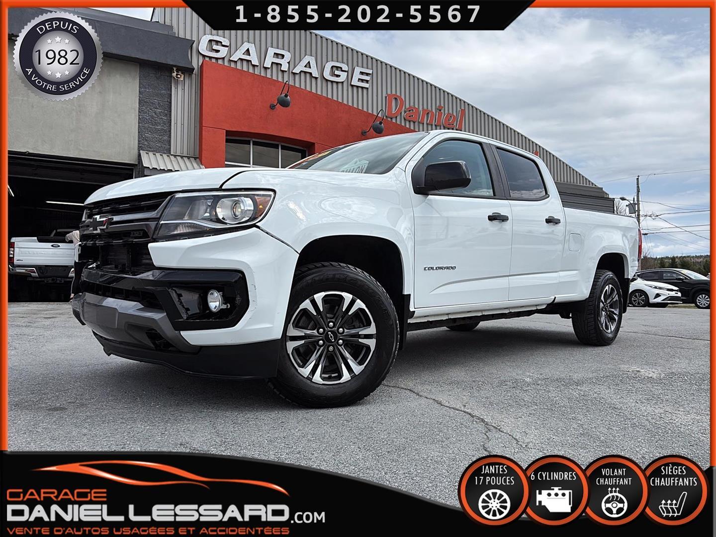 2021 Chevrolet Colorado Z71 CREWCAB V6 MAG 17 A/C SIEGES+VOLANT CHAUFFANT