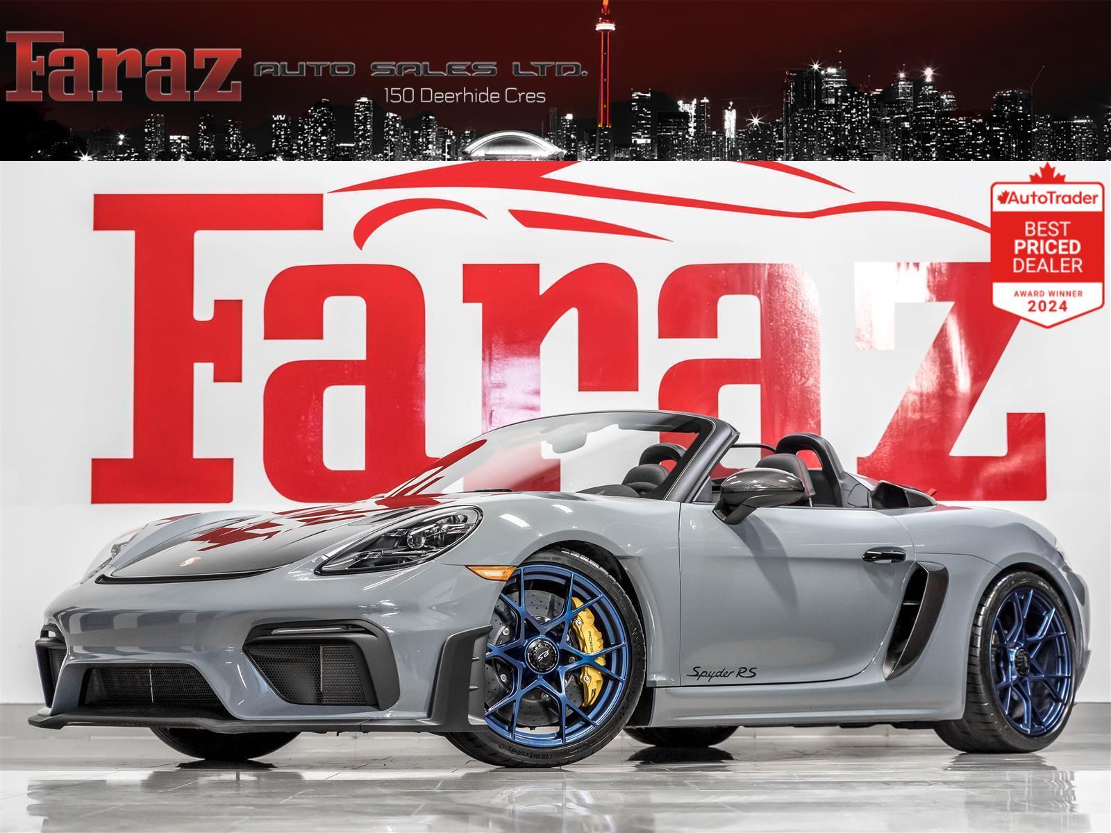 2025 Porsche 718 Spyder RS RS|WEISSACH PACKAGE|CARBON BUCKET SEATS