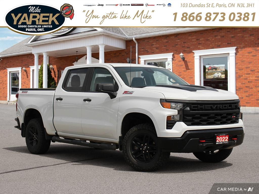 2022 Chevrolet Silverado 1500 TRAIL BOSS CUSTOM. ONE OWNER. LOCAL TRADE. CLEAN!!