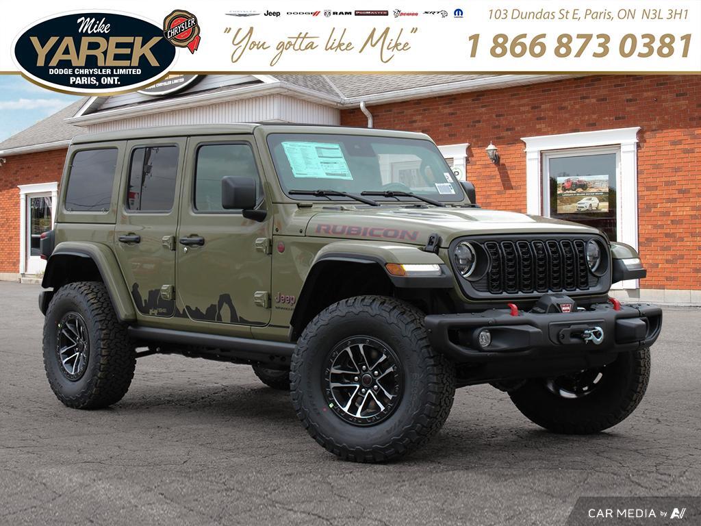2025 Jeep Wrangler RUBICON X. SKY POWER TOP. WINCH. RARE!!!