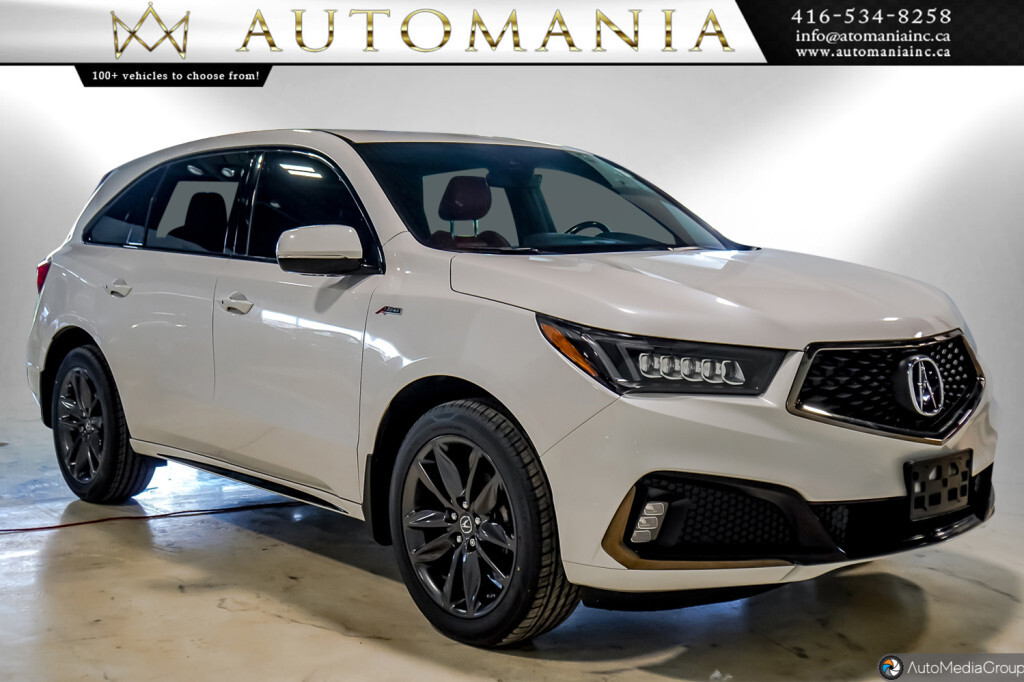 2020 Acura MDX A-Spec SH-AWD/ ACCIDENT FREE/ RED INTERIOR/ 7 PASS