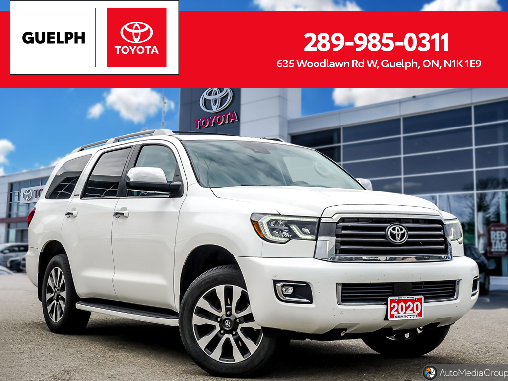 2020 Toyota Sequoia  Limited | 4wd | Blind Spot | Safety Sense | 3 Row