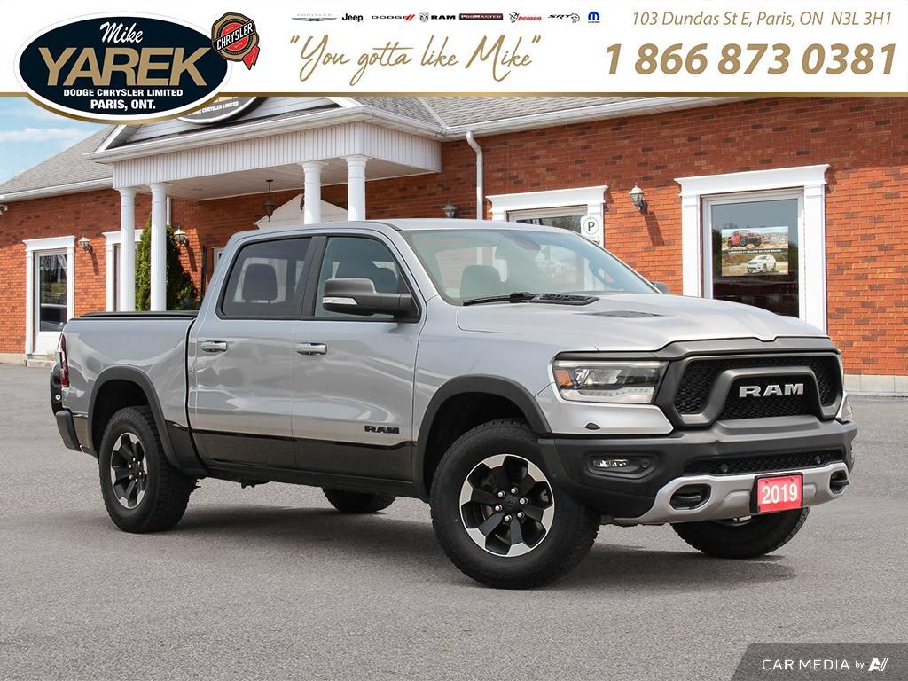 2019 Ram 1500 REBEL. HEATED SEATS/STEERING. NAV. AIR SUSPENSION