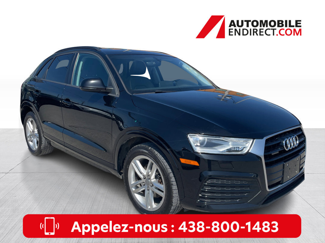 2018 Audi Q3 Komfort quattro Mags Cuir Sièges Chauffants