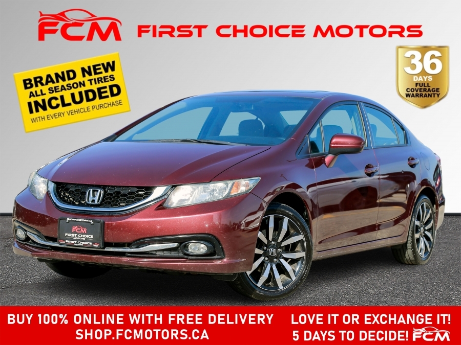 2015 Honda Civic TOURING ~AUTOMATIC, FULLY CERTIFIED WITH WARRANTY!