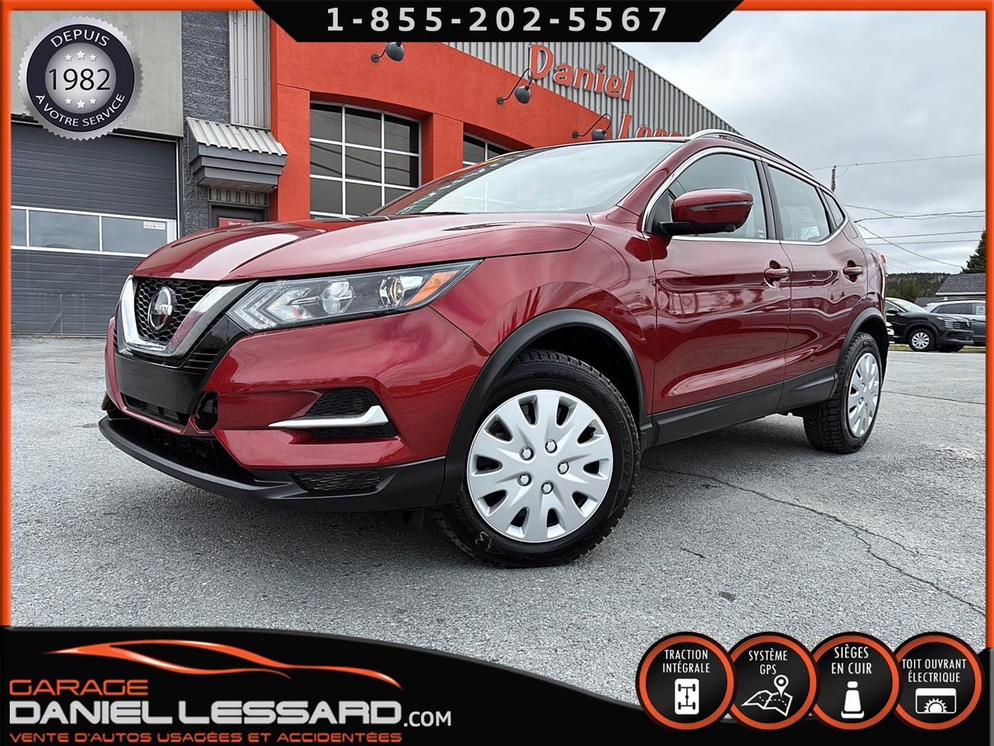 2021 Nissan Qashqai SL AWD CUIR TOIT GPS BIZONE VOLANT CHAUFFANT