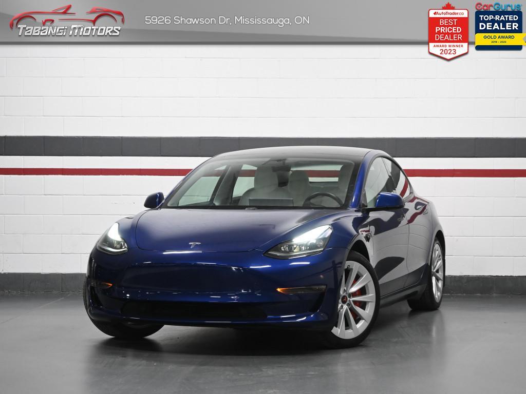 2021 Tesla Model 3 Standard Range Plus  No Accident White Leather Aut