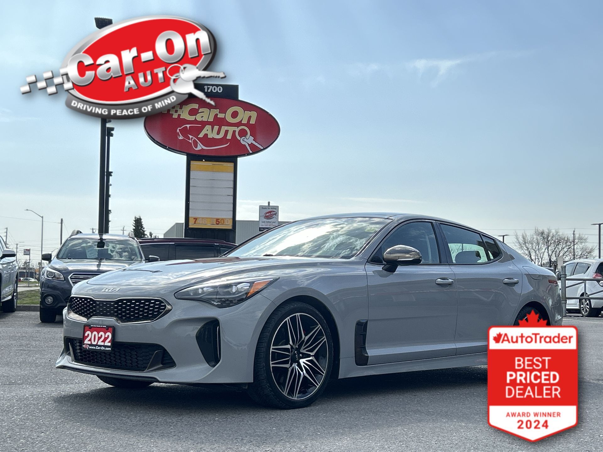 2022 Kia Stinger GT LIMITED|368HP TWIN TURBO V6|LEATHER|SUNROOF|NAV