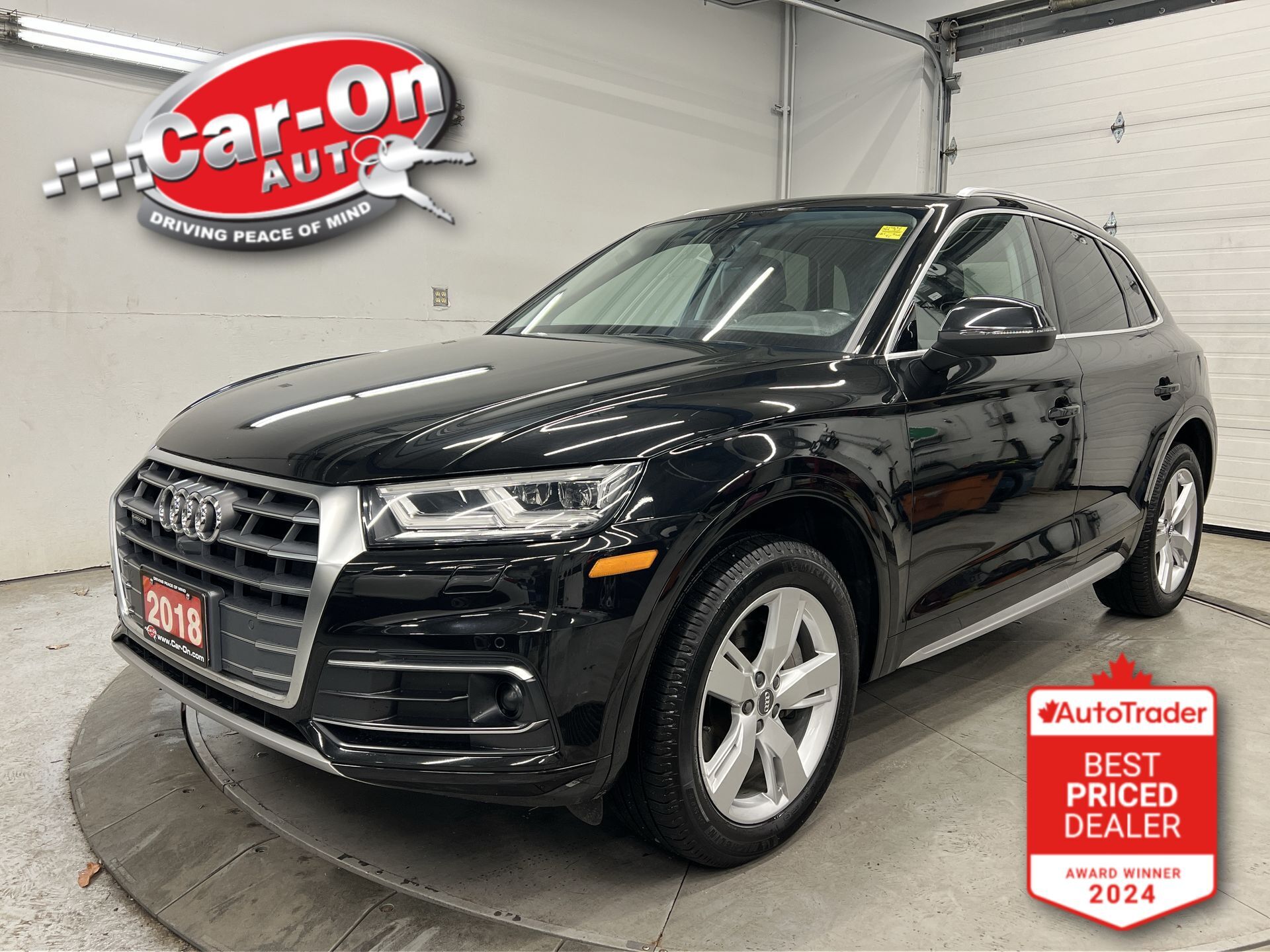 2018 Audi Q5 TECHNIK ALL-WHEEL DRIVE|ONLY 95,000KMS|HTD LEATHER