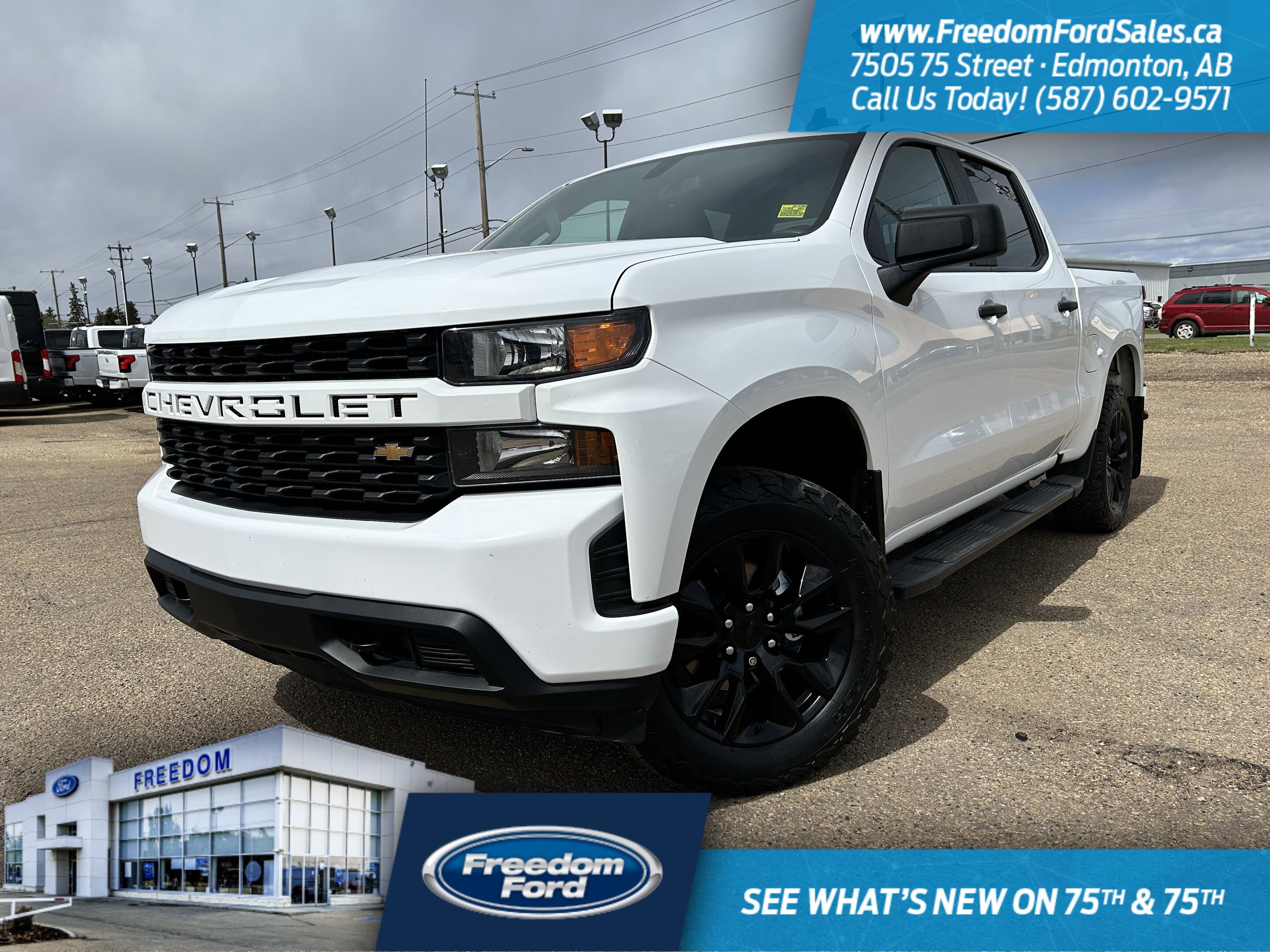 2020 Chevrolet Silverado 1500 Custom | Rear Cam | CarPlay | Rem Keyless Entry